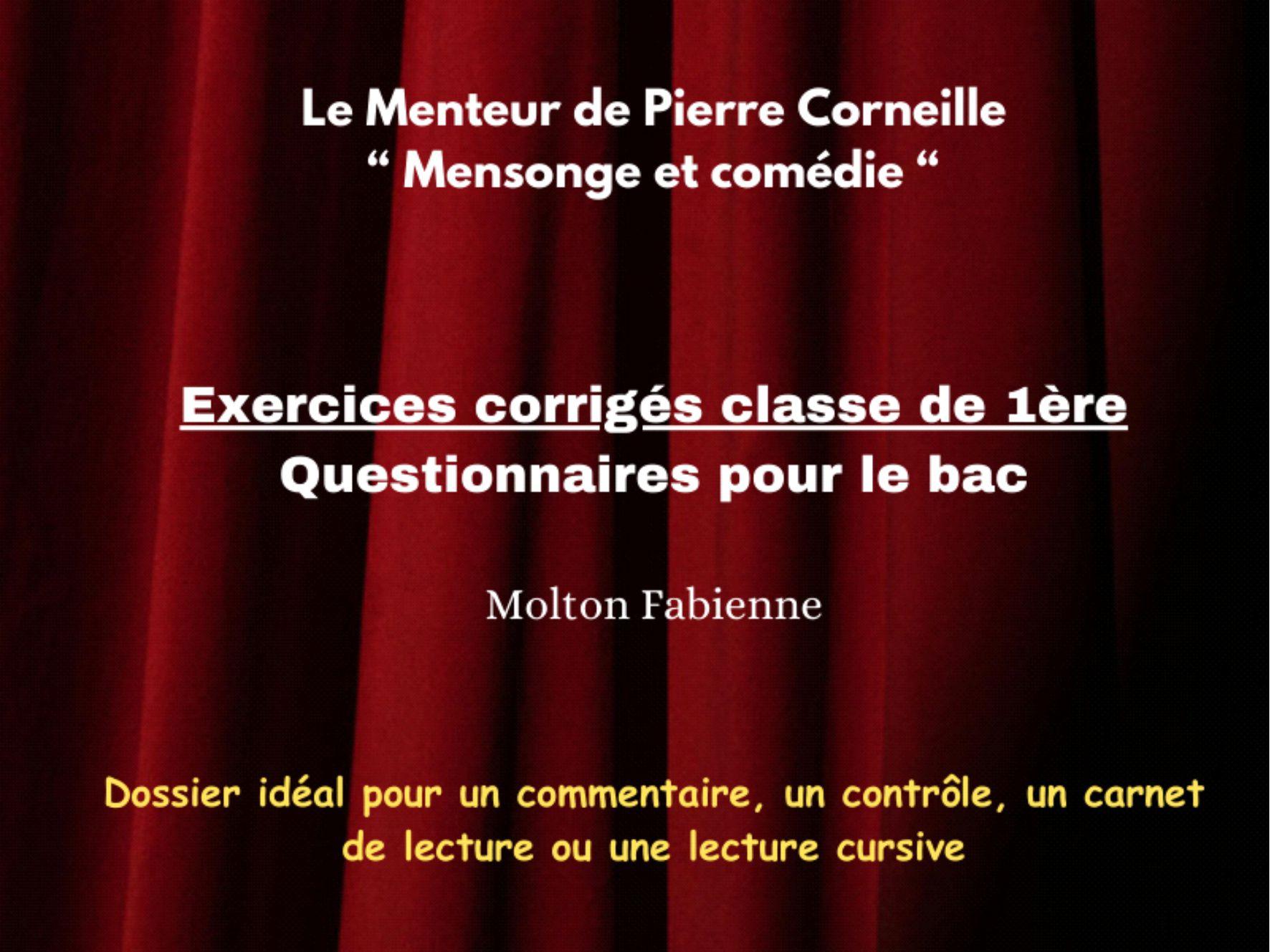 Corneille le questionnaire