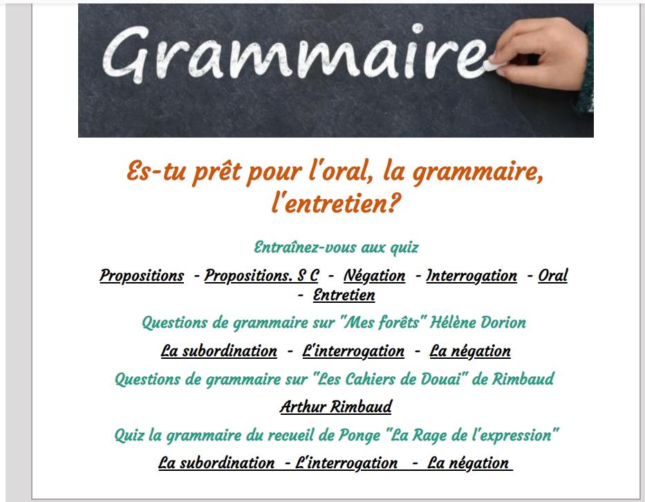 Grammaire 2