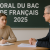Que faut-il apporter le jour de l’épreuve orale de français ?