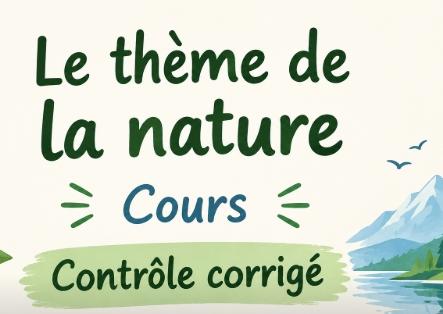 Le theme de la nature en philosophie cours et controle corrige sur toutlebacdefrancais com