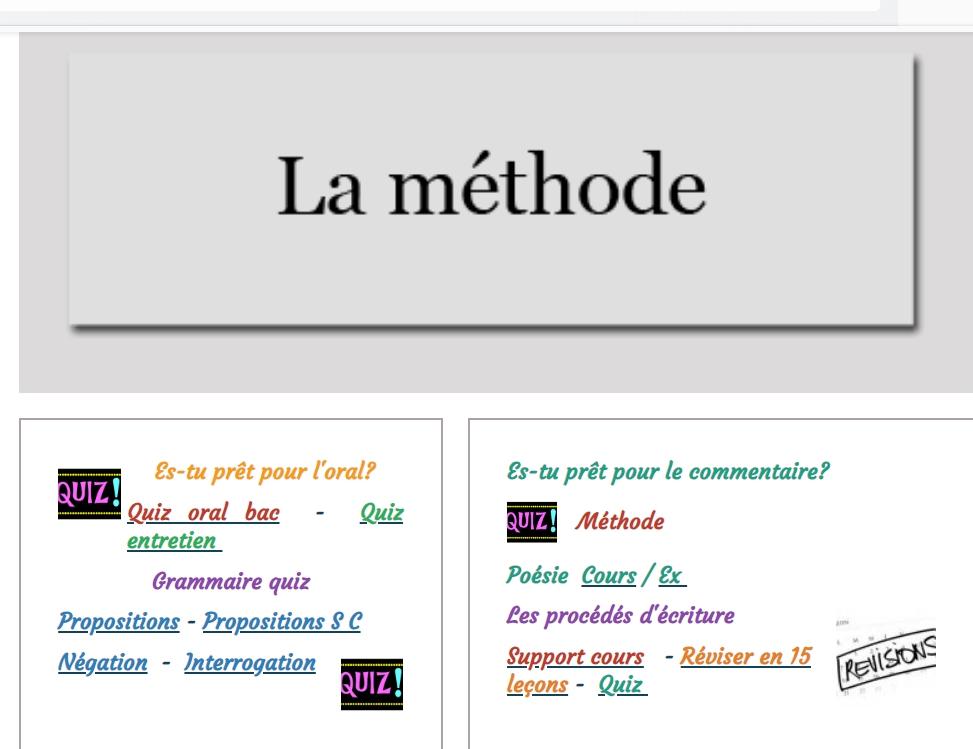 Methode pour reviser