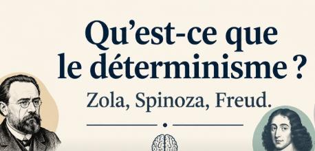 Qu'est-ce que le déterminisme? Zola, Freud, Spinoza