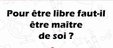 Peut-on être libre sans être maître de soi ?